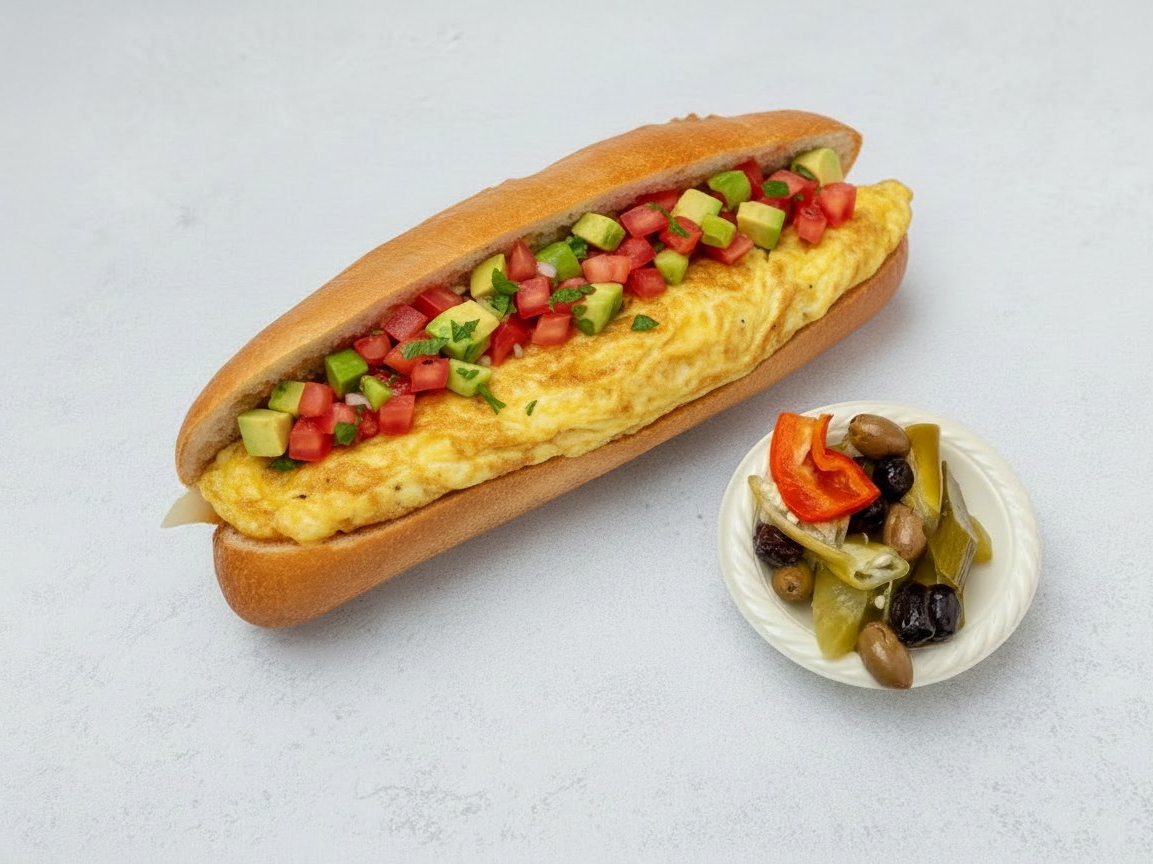 חביתת ירק הבאגט של אורי באר שבע