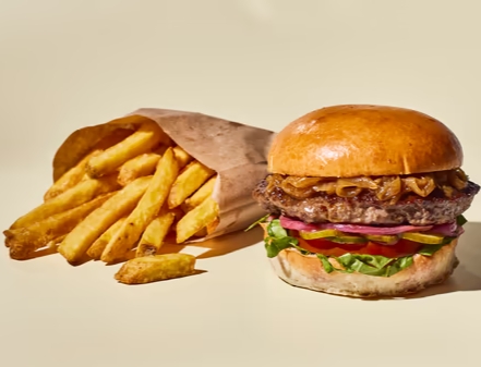 אמריקה + תוספת 🇺🇸🍟 אמריקה בורגרס תל אביב