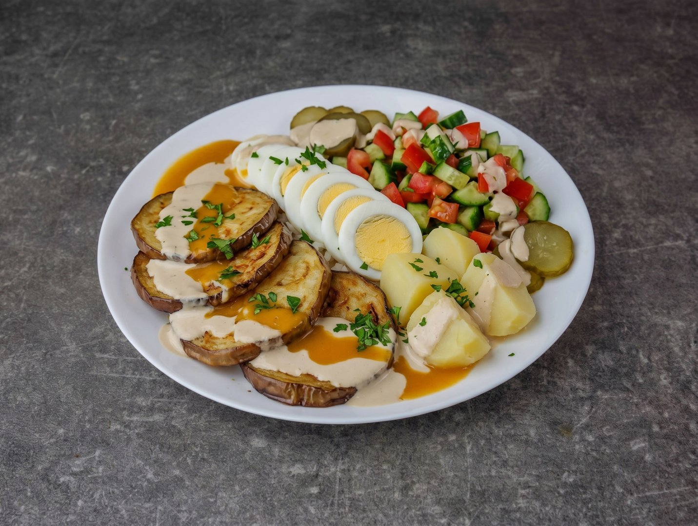 סביח בצלחת אלישקו גבעת שמואל