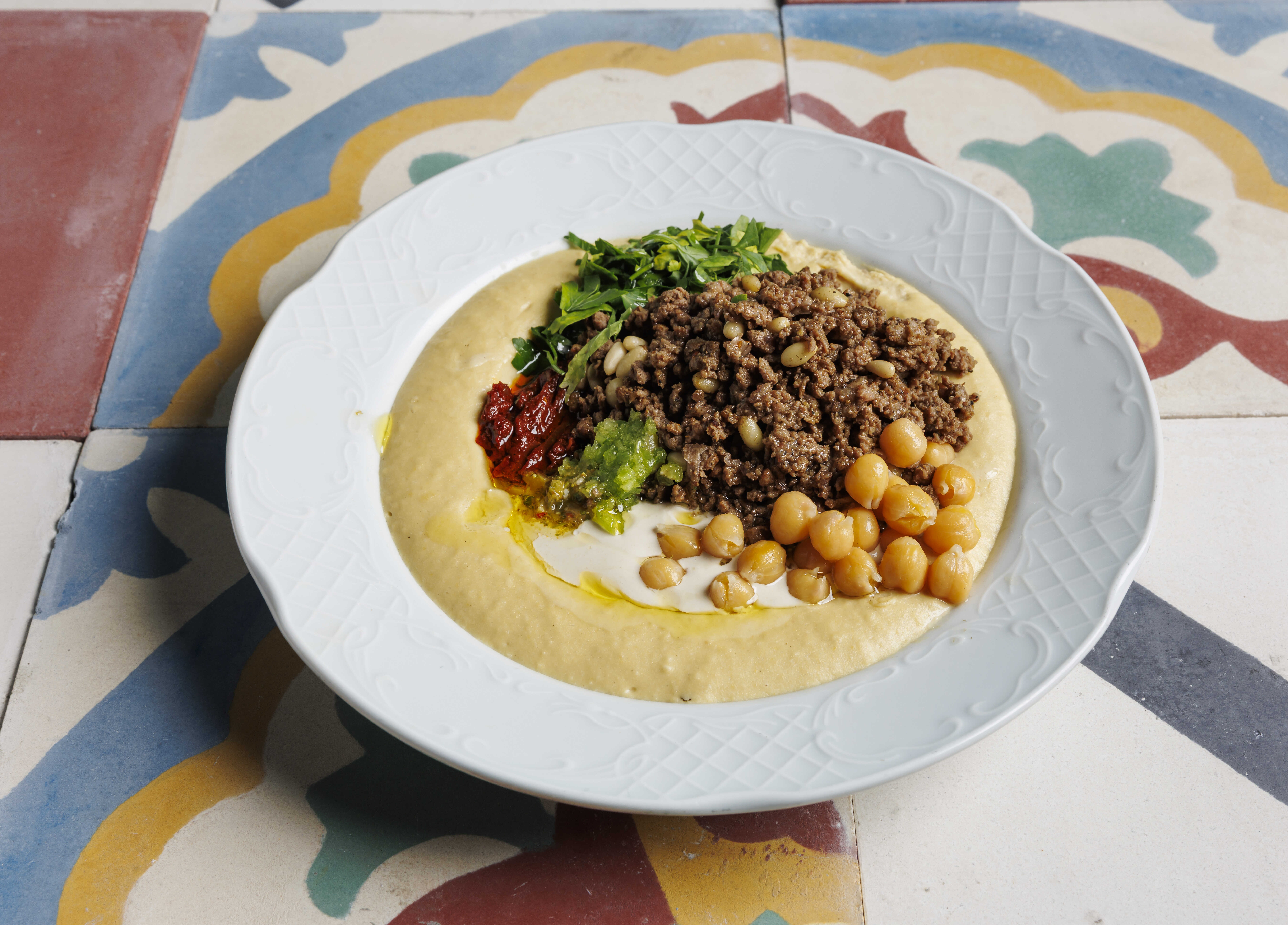 חומוס ראגו בקר זוהרה חומוסייה מבית עלינא ראשון לציון