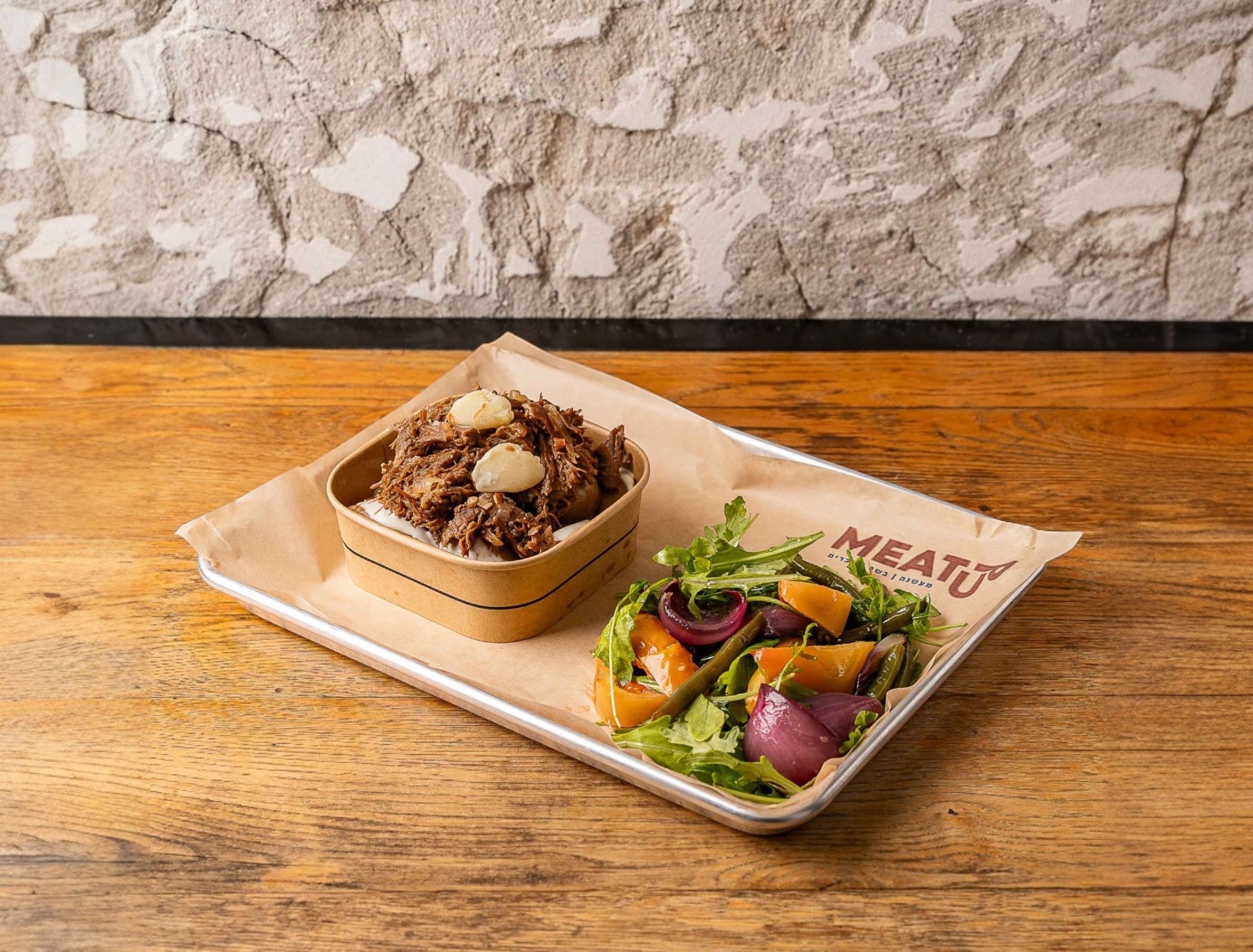 בטטה מדורה ובשר מפורק Meatup מיטאפ יהוד מונוסון