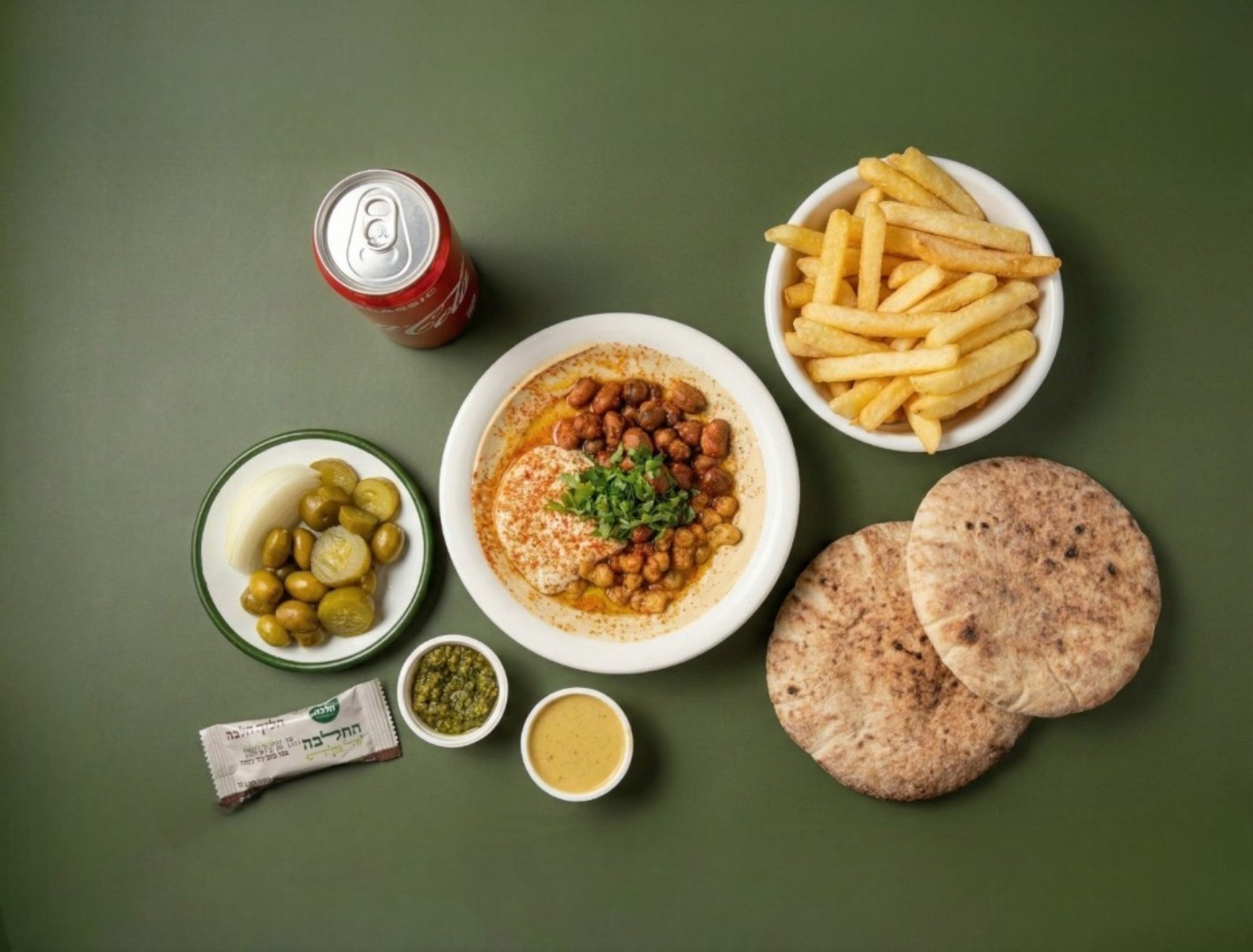ארוחת חומוס ושתייה חומוס אליהו מודיעין עילית כשר