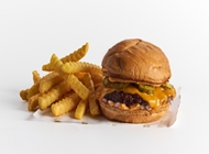 ארוחת CHEESE BURGER גרינברג בורגר שינקין תל אביב