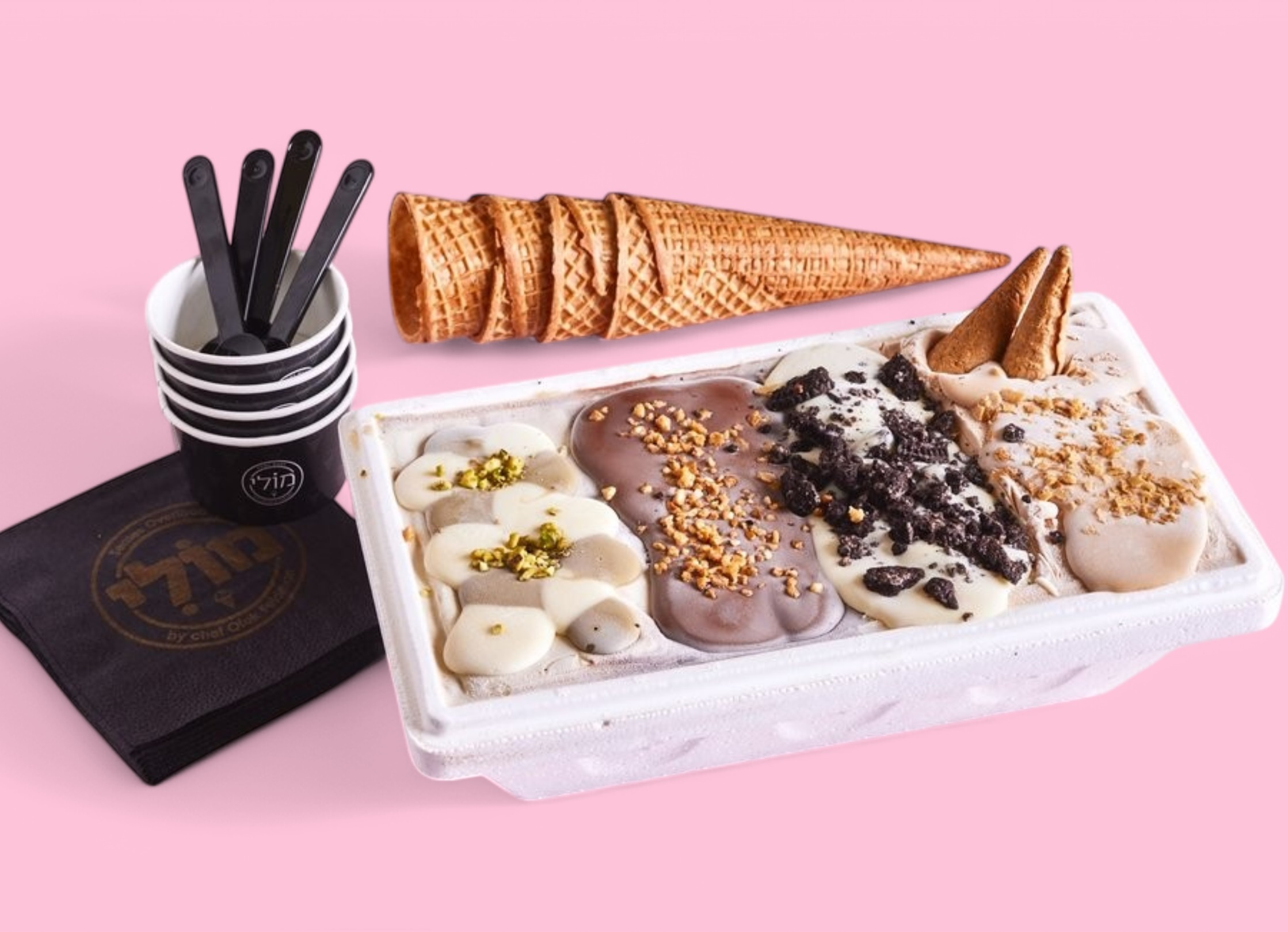 גלידה🍦 – 1 קילו גלידריית מולי גן יבנה