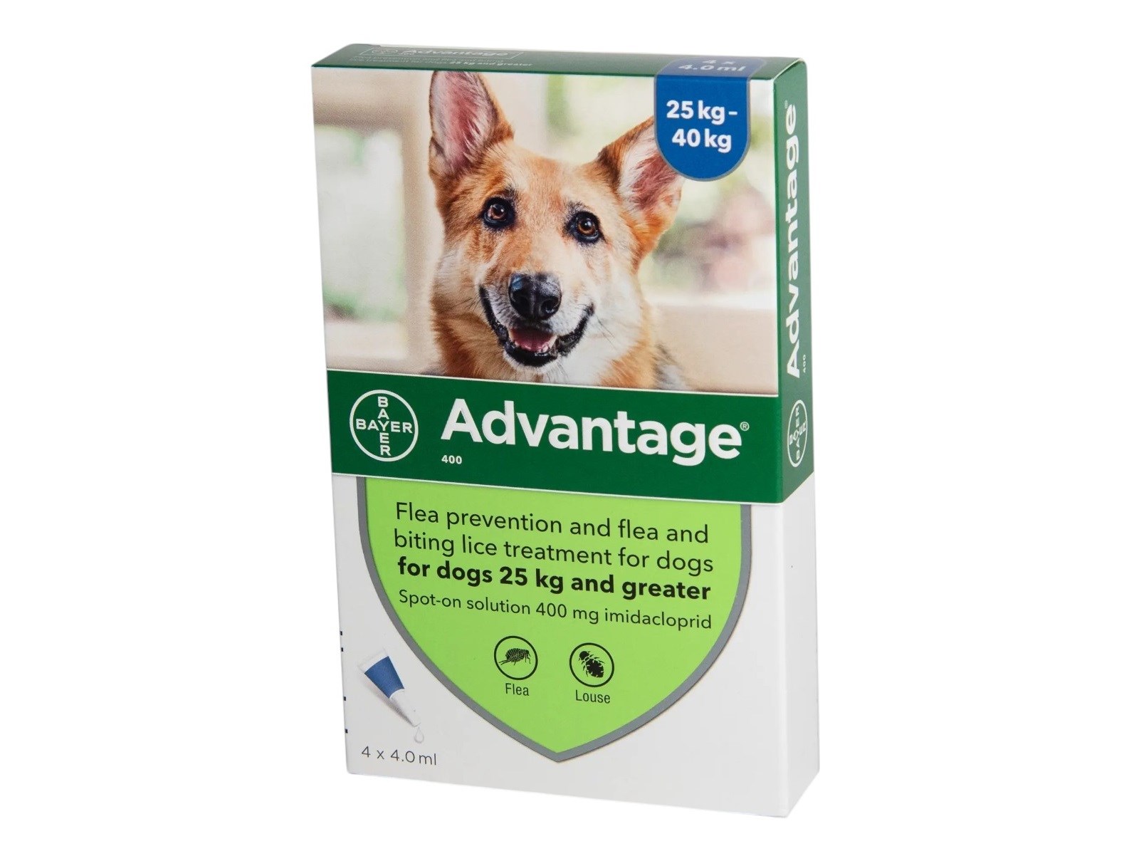 Advantage – אדוונטג' אמפולות לכלבים מעל 25 ק"ג דוגס סטייט רמת גן