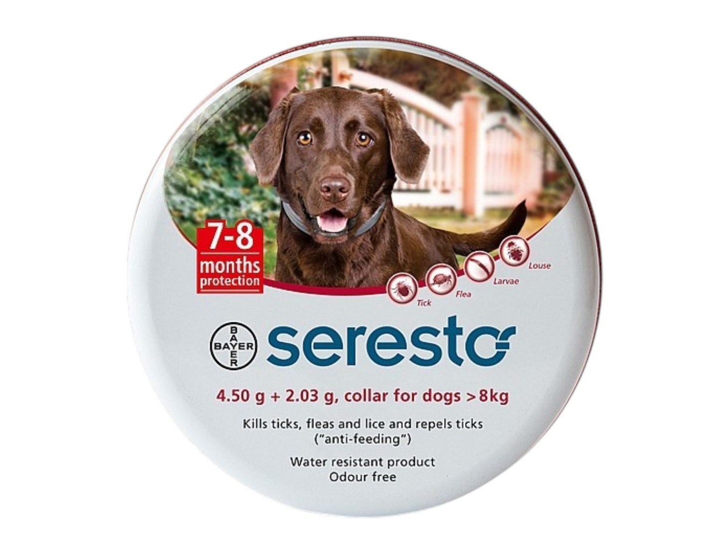Seresto – קולר סרסטו לכלבים במשקל מעל 8 ק"ג דוגס סטייט רמת גן