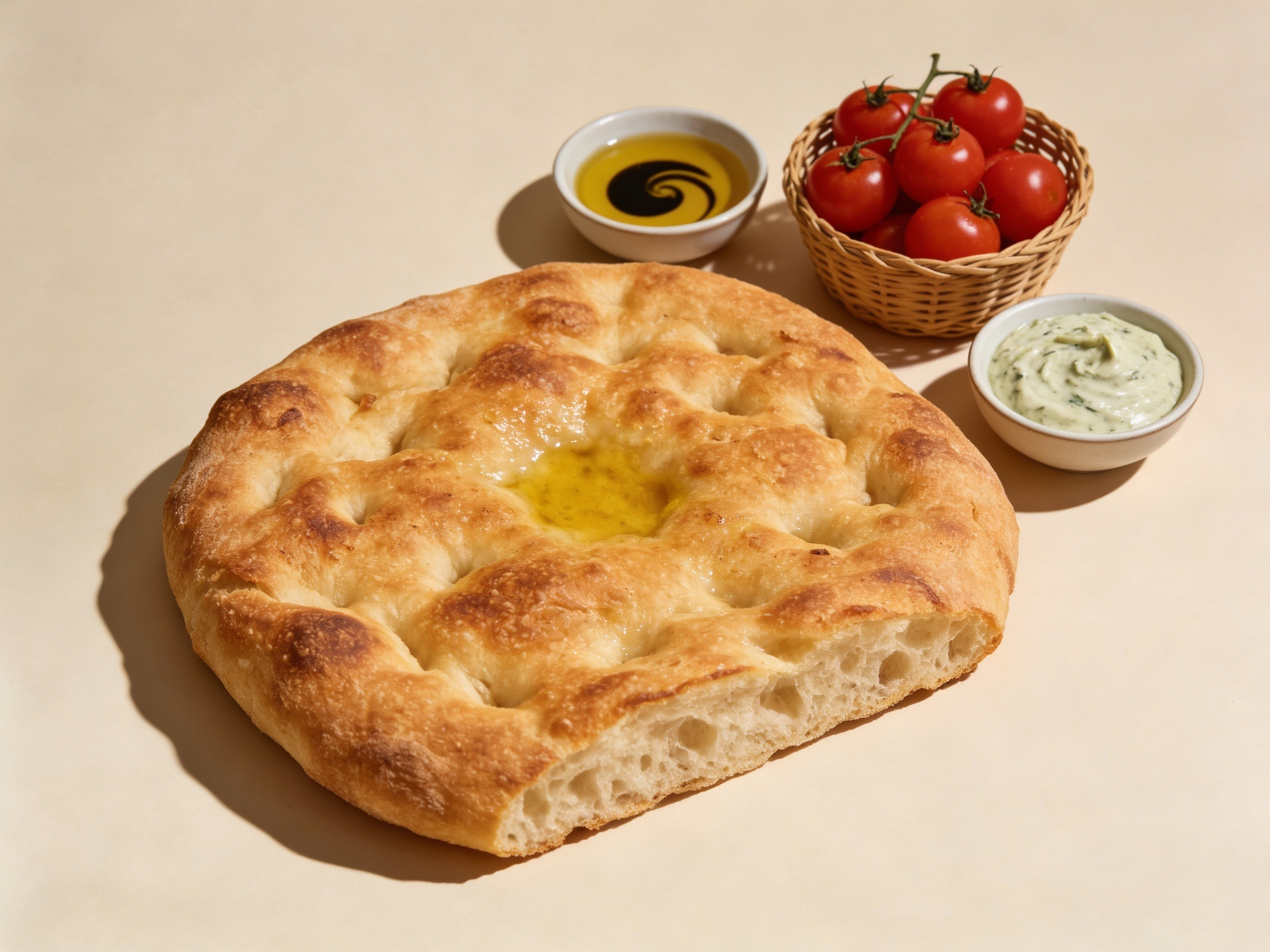פוקאצ׳ה קצוצה בר סלטים נתניה