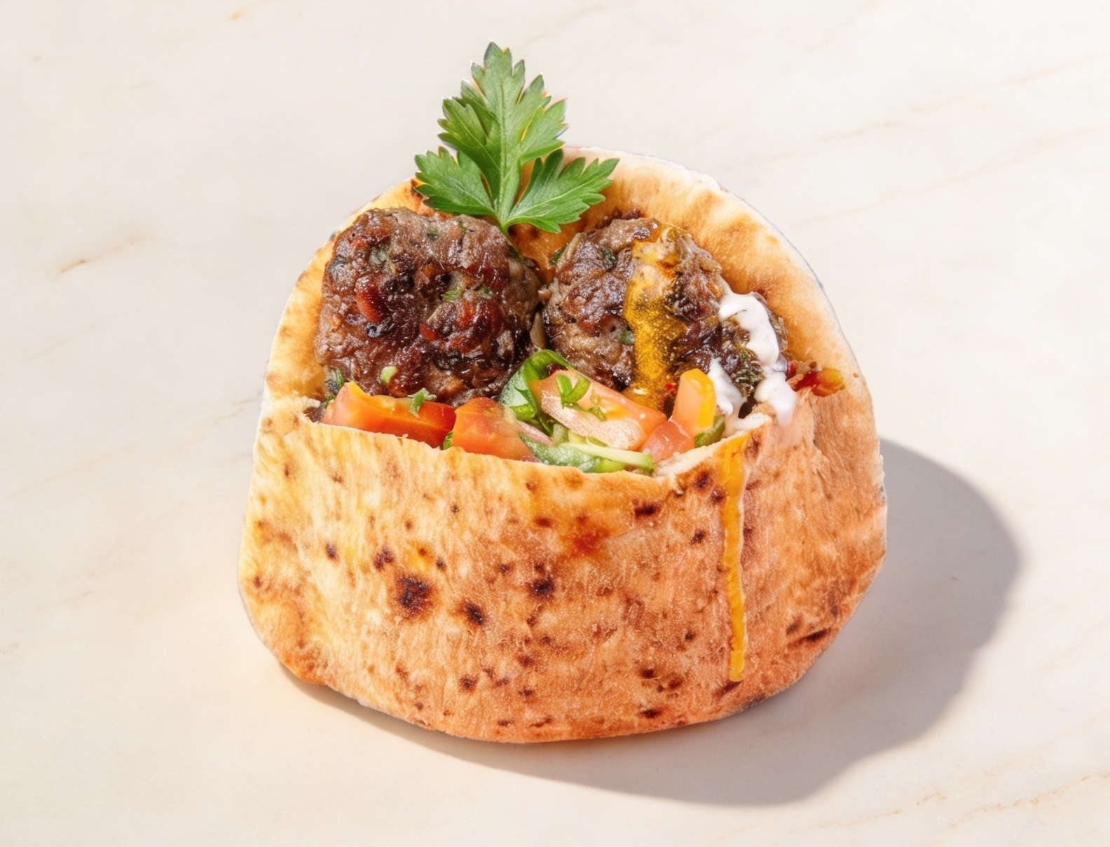 קציצות קבב בחבוש שווארמה בת ים