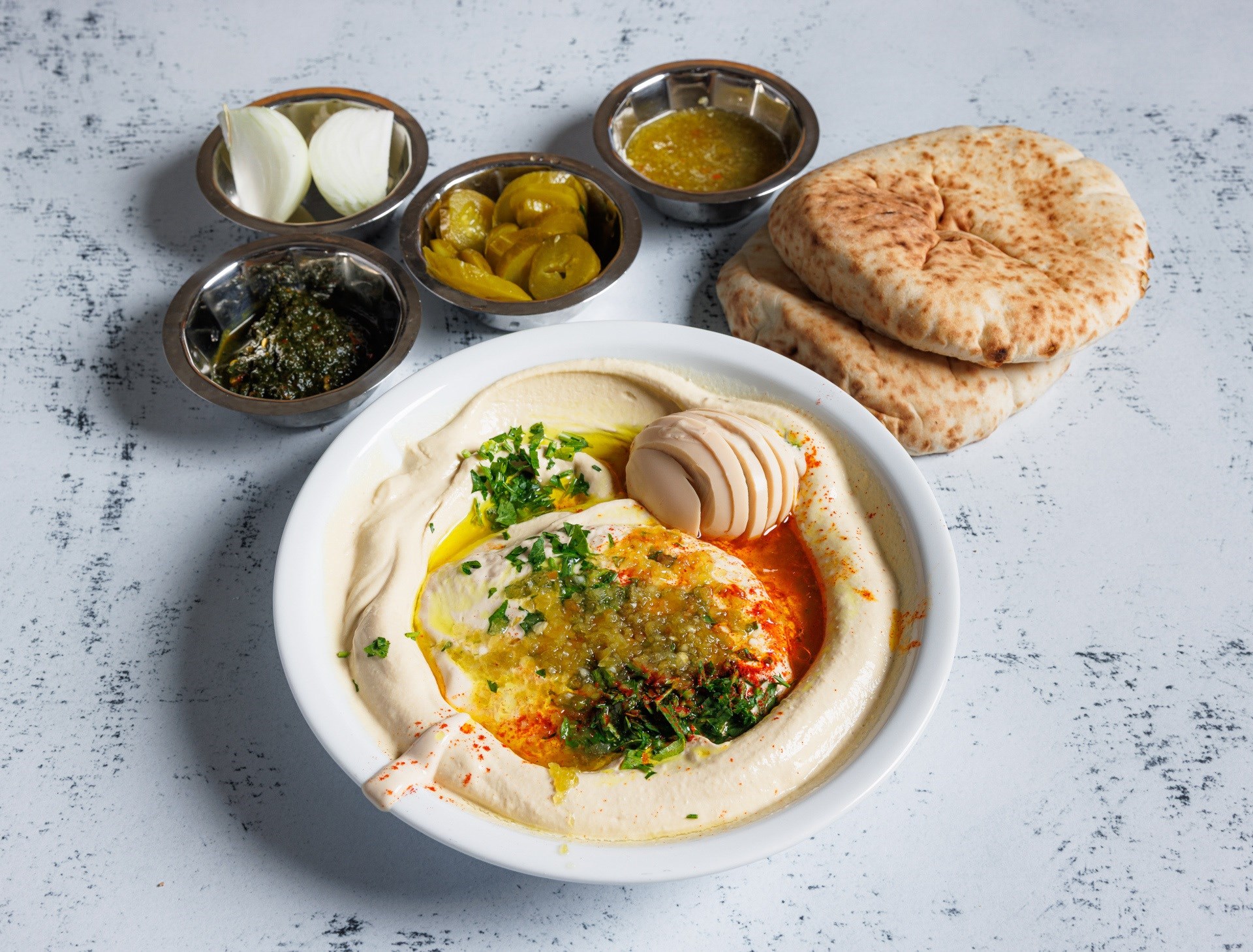 חומוס טחינה חומוס Eבן גבירול תל אביב