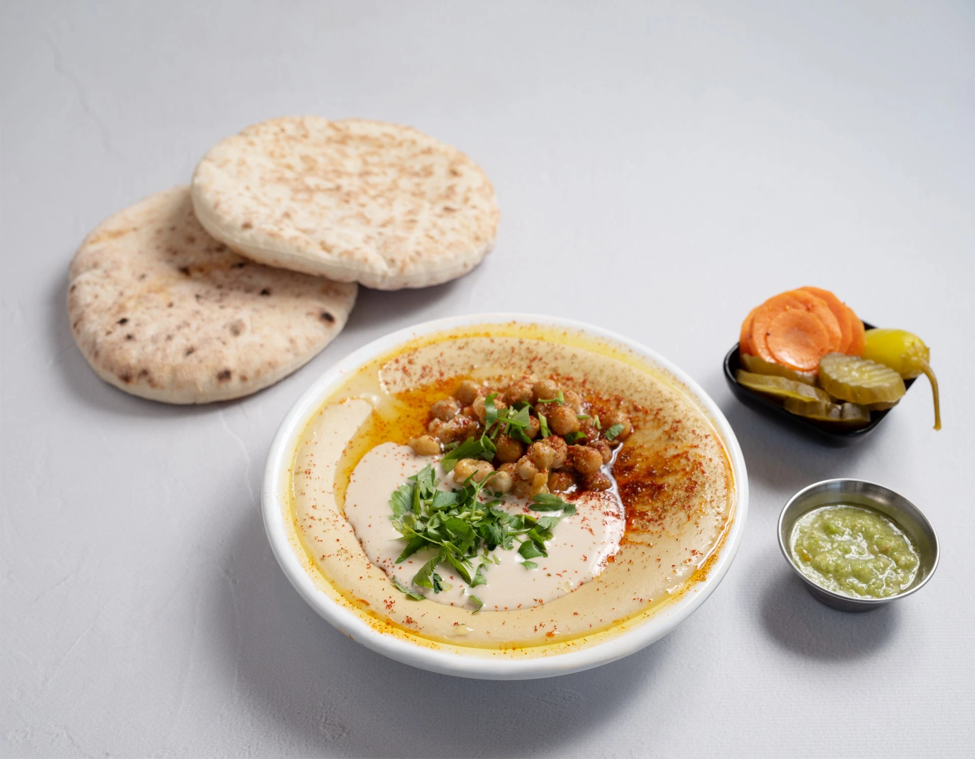 מנת חומוס חומוס פלאפל נ - נח חיפה