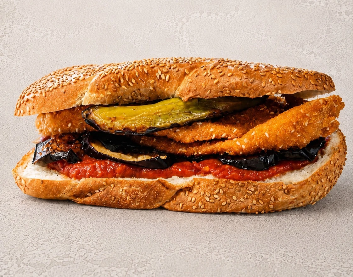 כריך שניצל כריך ברמה אחרת אקספרס בת ים