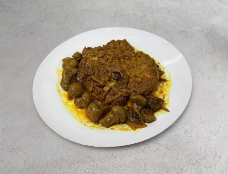 שניצל ברוטב פטריות וערמונים רוזינה תל אביב