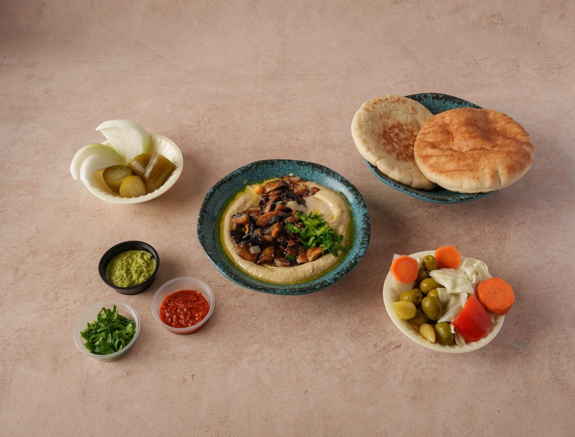 עסקית חומוס פטריות אובצ'ינסיקי חומוס ארץ ישראלי נהריה