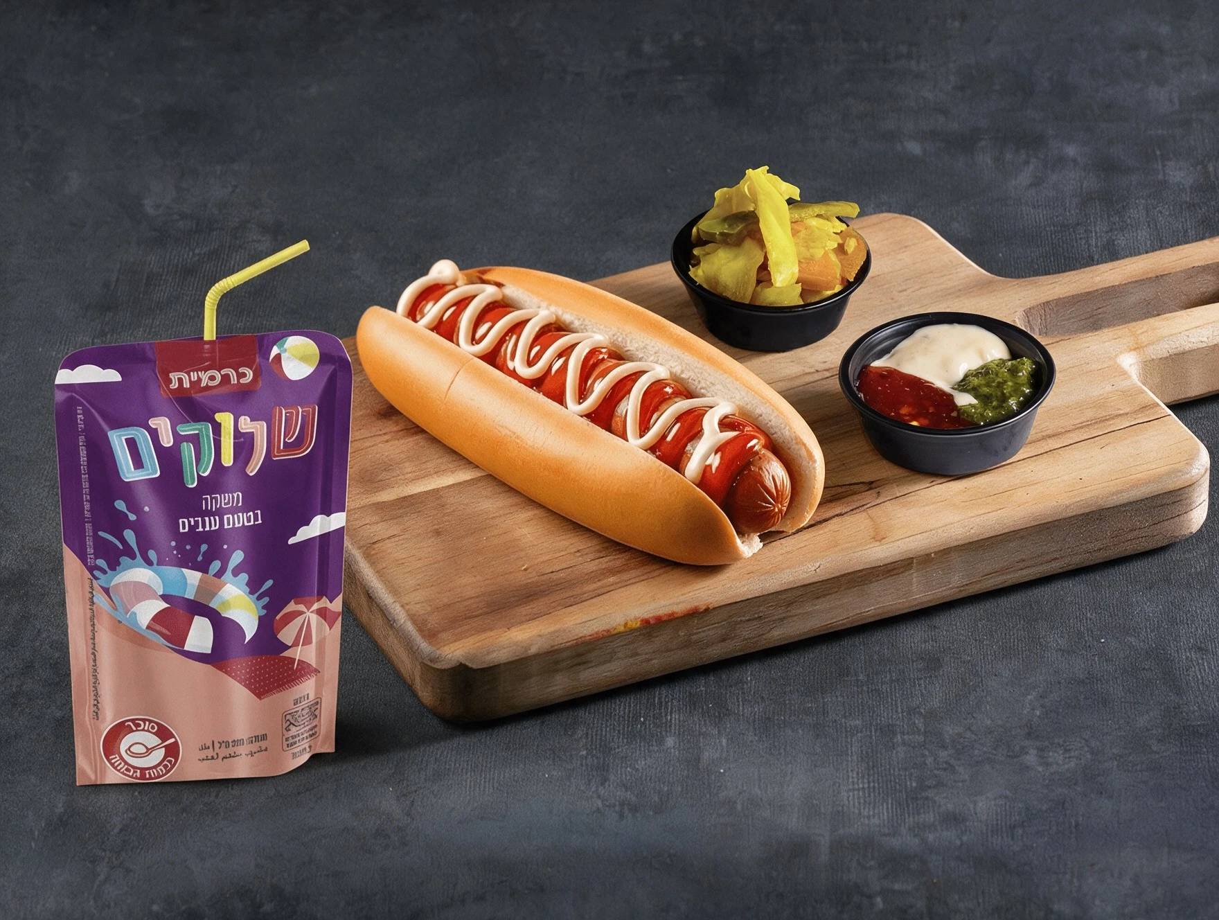 ארוחת ילדים | נקניקייה בלחמנייה נקנק לי טוסט רמת גן