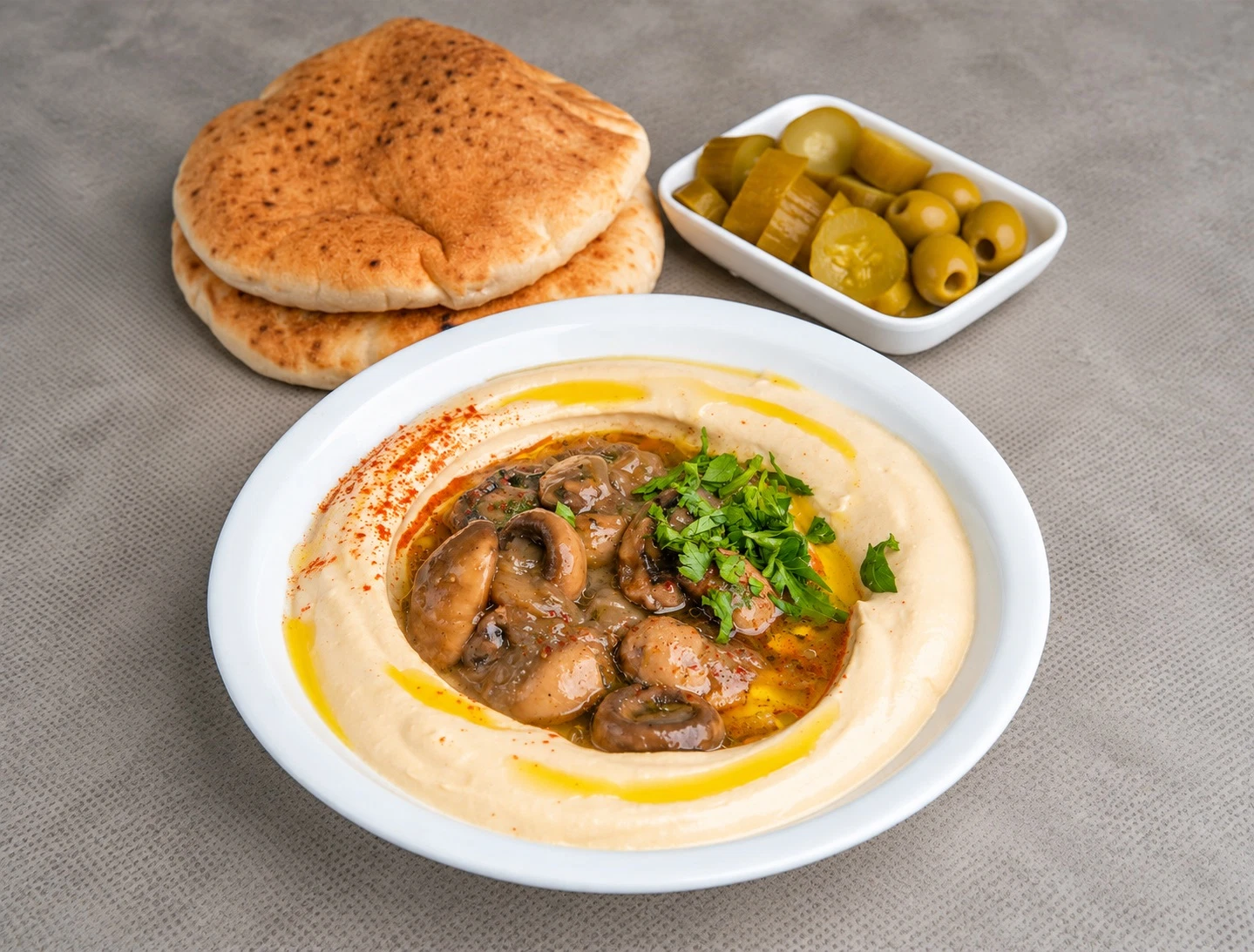 חומוס פטריות חומוס העיר נתיבות