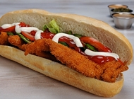 שניצל קלאסי בבאגט שניצל קלאסי בבאגט שניצלס רעננה